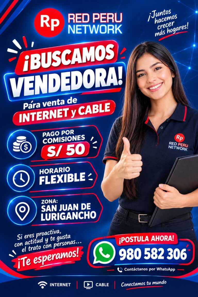 Busco Asesor Para Ventas San Juan De Lurigancho